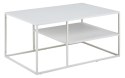 Stolik Newton czarny z półką 90x60 cm ( Rozmiar: uniwersalny )