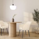 Krzesło Emilia Velvet sand /black ( Rozmiar: uniwersalny )