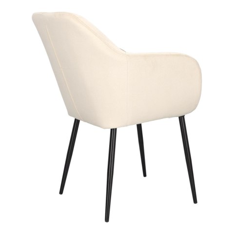 Krzesło Emilia Velvet sand /black ( Rozmiar: uniwersalny )