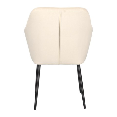 Krzesło Emilia Velvet sand /black ( Rozmiar: uniwersalny )