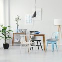 Krzesło Wicker Naturalne białe inspirowa ny Wishbone ( Rozmiar: uniwersalny )