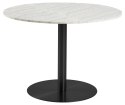 Stół okrągły Corby marmur/czarny 105cm ( Rozmiar: uniwersalny )