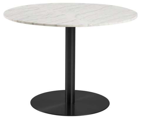 Stół okrągły Corby marmur/czarny 105cm ( Rozmiar: uniwersalny )