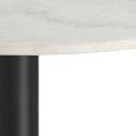 Stół okrągły Corby marmur/czarny 105cm ( Rozmiar: uniwersalny )