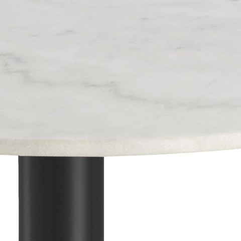 Stół okrągły Corby marmur/czarny 105cm ( Rozmiar: uniwersalny )