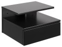 Szafka nocna Ashlan Black ( Rozmiar: uniwersalny )
