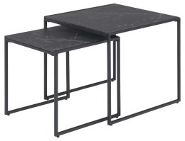 Zestaw stolików Infinity black 50x50 ( Rozmiar: uniwersalny )