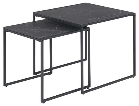 Zestaw stolików Infinity black 50x50 ( Rozmiar: uniwersalny )