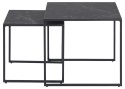 Zestaw stolików Infinity black 50x50 ( Rozmiar: uniwersalny )