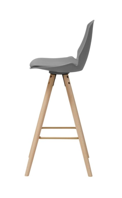 Stołek barowy Oslo szary wood ( Rozmiar: uniwersalny )