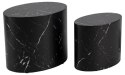 Zestaw stolików Mice black marble ( Rozmiar: uniwersalny )