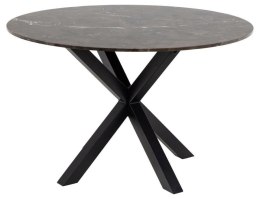 Stół Heaven 120cm brązowy/ czarny ( Rozmiar: uniwersalny )