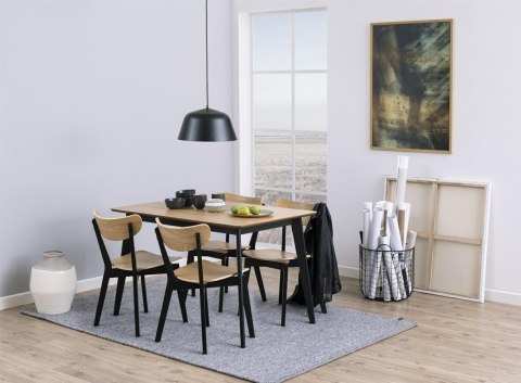 Stół Roxby 120x80cm prostokątny naturalny ( Rozmiar: uniwersalny )