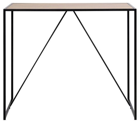 Stół barowy Seaford czarny/dąb ( Rozmiar: uniwersalny )
