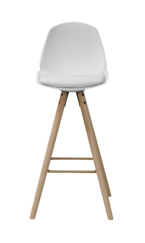 Stołek barowy Oslo biały wood ( Rozmiar: uniwersalny )