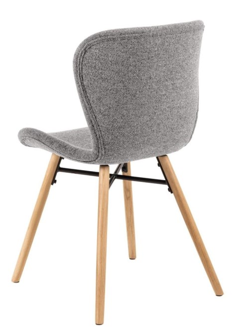 Krzesło Batilda szare Monza grey 120 ( Rozmiar: uniwersalny )