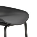 Stołek barowy Grego czarny 65 cm ( Rozmiar: uniwersalny )