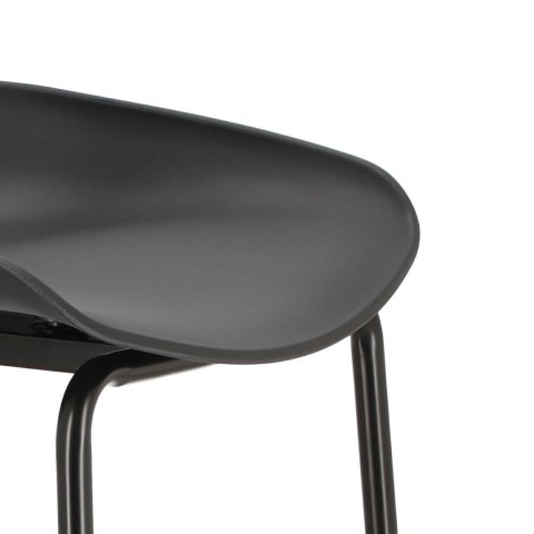 Stołek barowy Grego czarny 65 cm ( Rozmiar: uniwersalny )
