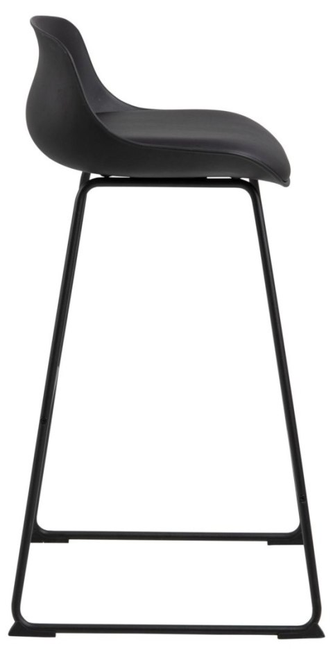 Stołek barowy Tina low Black PU ( Rozmiar: uniwersalny )