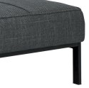 Sofa Perugia szara ciemna ( Rozmiar: uniwersalny )