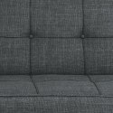 Sofa Perugia szara ciemna ( Rozmiar: uniwersalny )