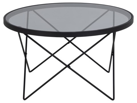 Stolik kawowy Cuxton czarny/dymiony ( Rozmiar: uniwersalny )