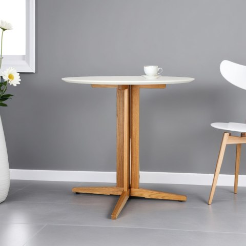 Stół Mauro 80cm dąb naturalny ( Rozmiar: uniwersalny )
