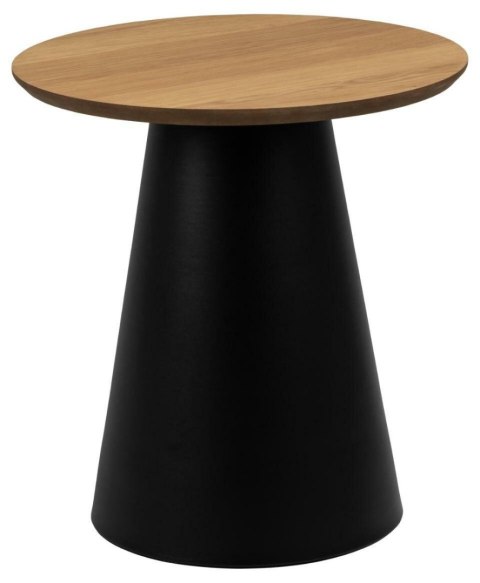 Stolik Soli 45cm dąb/czarny ( Rozmiar: uniwersalny )