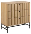 Komoda Albany 3 szuflady dąb naturalny ( Rozmiar: uniwersalny )