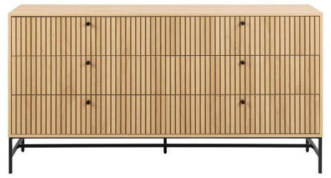 Komoda Albany 6 szuflad dąb naturalny ( Rozmiar: uniwersalny )
