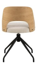 Krzesło Lucy dąb/ beżowe obrotowe ( Rozmiar: uniwersalny )