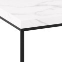 Stolik Barossa 110x55cm biały marmur ( Rozmiar: uniwersalny )