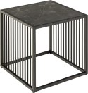 Stolik kawowy Strington 40x40cm marmur czarny ( Rozmiar: uniwersalny )