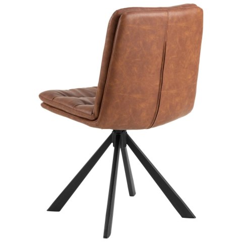 Krzesło Dean obrotowe retro brandy PU ( Rozmiar: uniwersalny )