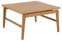 Stolik kawowy Essex 80x80cm dąb ( Rozmiar: uniwersalny )