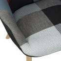 Fotel Uszak szeroki patchwork ( Rozmiar: uniwersalny )