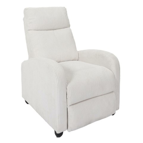 Fotel rozkładany Recliner Dream biały sztruks ( Rozmiar: uniwersalny )