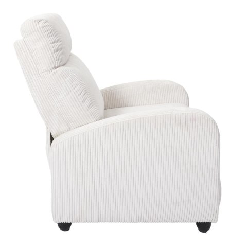 Fotel rozkładany Recliner Dream biały sztruks ( Rozmiar: uniwersalny )