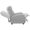 Fotel rozkładany Recliner Dream szary ( Rozmiar: uniwersalny )
