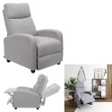 Fotel rozkładany Recliner Dream szary ( Rozmiar: uniwersalny )