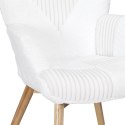 Fotel uszak Helsinki biały patchwork ( Rozmiar: uniwersalny )