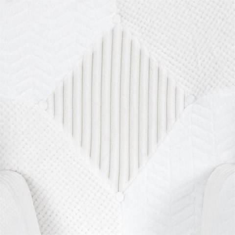 Fotel uszak Helsinki biały patchwork ( Rozmiar: uniwersalny )