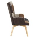 Fotel uszak Helsinki brązowy patchwork ( Rozmiar: uniwersalny )
