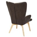 Fotel uszak Helsinki brązowy patchwork ( Rozmiar: uniwersalny )