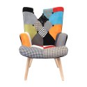 Fotel uszak Helsinki multikolor patchwork ( Rozmiar: uniwersalny )