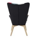 Fotel uszak Helsinki multikolor patchwork ( Rozmiar: uniwersalny )