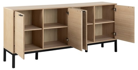 Komoda szeroka Kensington dąb bielony ( Rozmiar: uniwersalny )