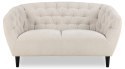 Sofa 2-osobowa Ria beżowa Juto 4 ( Rozmiar: uniwersalny )