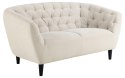 Sofa 2-osobowa Ria beżowa Juto 4 ( Rozmiar: uniwersalny )
