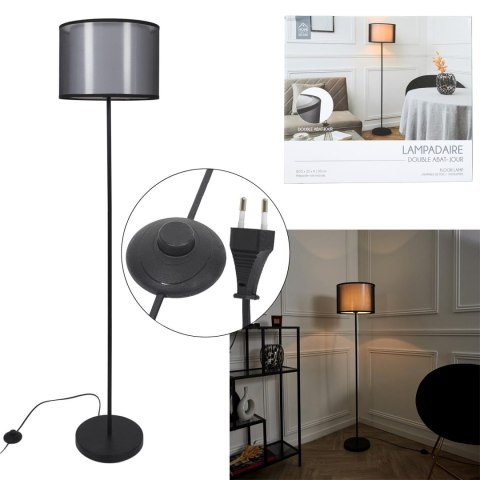 Lampa podłogowa Shade czarna ( Rozmiar: uniwersalny )